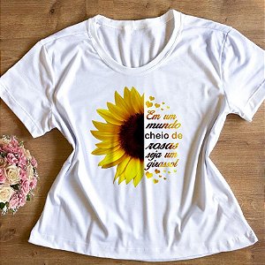 T-Shirt - Seja um Girassol