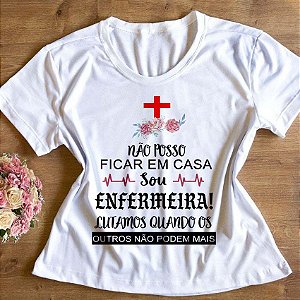 T-Shirt - Sou Enfermeira Enfermagem