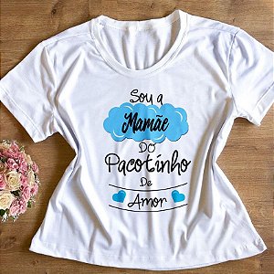 T-Shirt - Pacotinho de Amor - Mamãe Menino