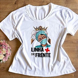 T-Shirt - Enfermagem Linha de Frente