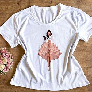 T-Shirt - Moda Vestido Rosa