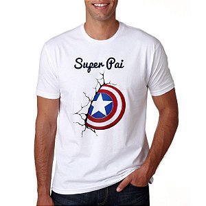 Camiseta - Super Pai  Capitão