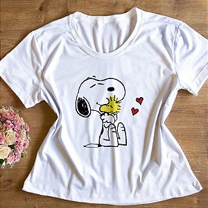 T-Shirt - Snoopy e Woodstock
