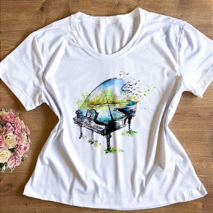 T-Shirt - Piano Floral