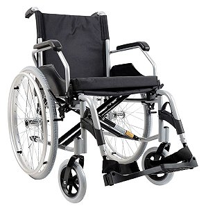 Cadeira de Rodas Dobrável em Alumínio para até 120kg - Dellamed D600