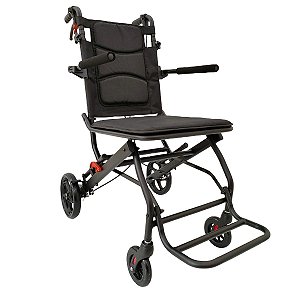 Cadeira De Transporte e Transferência com Rodas Dobrável Compacta Leve - Dellamed D90