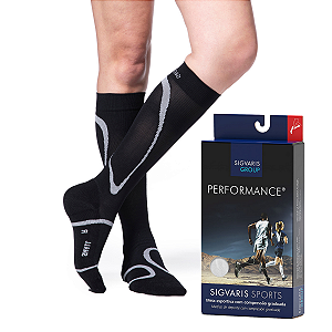 Meia 3/4 De Compressão 20-30 mmHg Corrida Ciclismo Esportes Unissex - Sigvaris Performance
