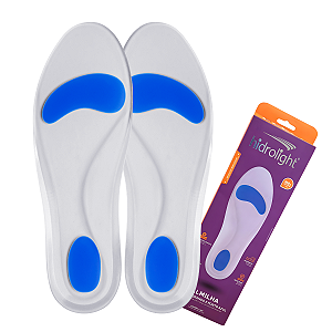 Palmilha Ortopédica De Silicone Super Confortável Arco Brando Sem dor Esporão Fascite - Hidrolight