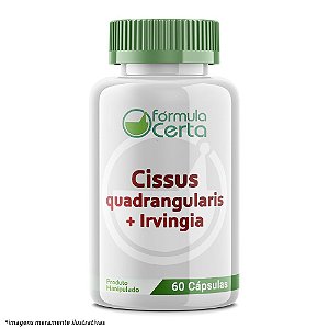 Cissus quadrangularis 150 mg com Irvingia 150 mg