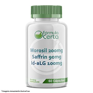 Morosil 200mg + Saffrin 90mg + Id-aLG 100mg 60 Cápsulas