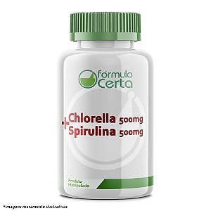 Chlorella 500mg + Spirulina 500mg