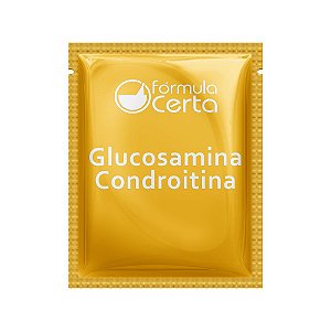 Glucosamina 1,5g + Condroitina 1,2g 60 Sachês efervescentes sabor LARANJA