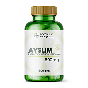 Ayslim (Extrato de Manga Africana) 500mg Cápsulas