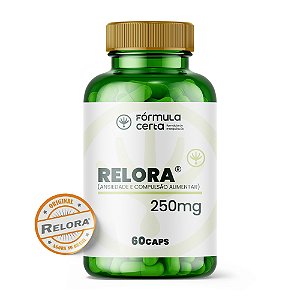 Relora 250mg Controla a ansiedade e a compulsão alimentar