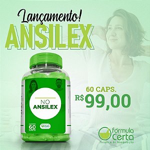 No AnsileX 60 Doses - Adeus a Ansiedade e Compulsão Alimentar