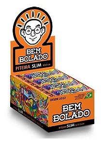Caixa De Piteira Bem Bolado Branca Slim 24 Pacotes