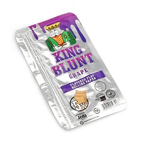 King Blunt Uva (Sem Tabaco) - Pacote com 5un.