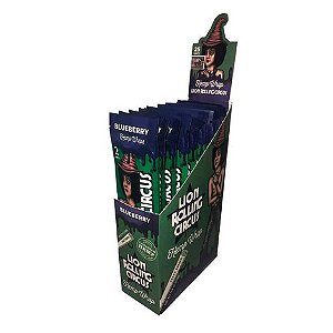 Caixa Blunt Hemp Wraps Lion Rolling Circus Blueberry 25uni