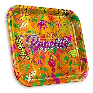 Bandeja De Metal Papelito Pequena Model:Fauna Flora