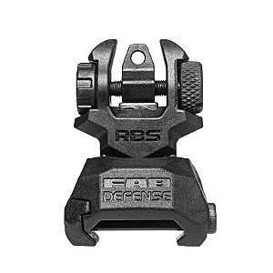 Acessório Mira Traseira Auxiliar RBS - FABDefense®