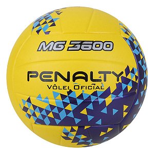 Bola de Vôlei Penalty MG 3600 Fusion VIII - Amarelo+Azul