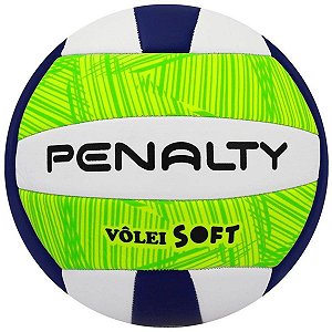 Bola Penalty Vôlei Soft X - Verde+Branco