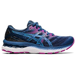 TÊNIS ASICS GEL-NIMBUS 23 - FEMININO - AZUL E ROXO