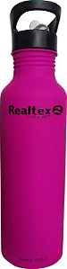 Garrafa Realtex  Aluminio Bpa Free 750 ml-Rosa