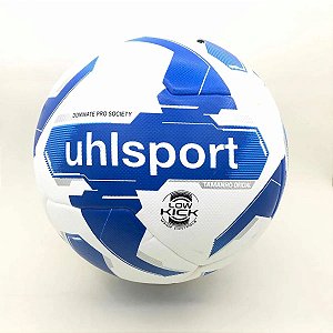 Bola Society Uhlsport Dominate Pro Branco Azul - 71221S
