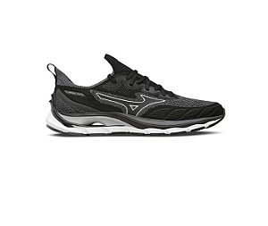 Tênis Mizuno Wave Mirai 4 Masculino - Preto Chumbo