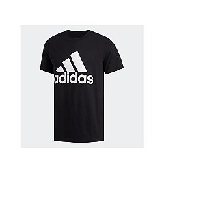 Camiseta Logo Adidas Masculino Preto