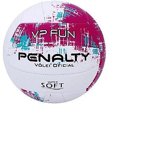 Bola de Vôlei Penalty VP Fun XXI Branco e Rosa