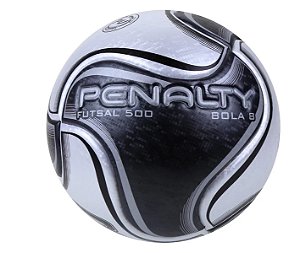 Bola de Futsal Penalty 8X Branco Preto