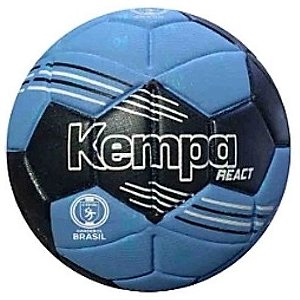 Bola Handebol Kempa React 3 Official - Azul Preto