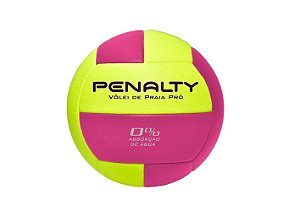 Bola Volei Praia Penalty Pro x Amarelo Rosa