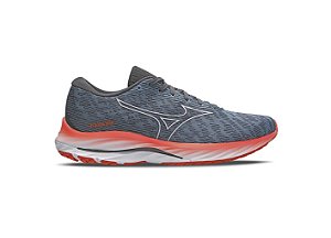 Tenis Mizuno Wave Rider 26 Masculino Azul Laranja