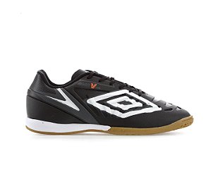 Chuteira Umbro Futsal Sala V Club Preto Branco