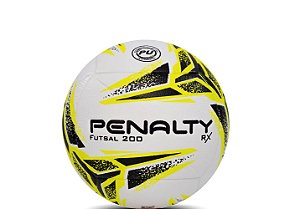Bola Penalty Futsal Rx 200 XXIII Branco Amarelo Preto 5213431810