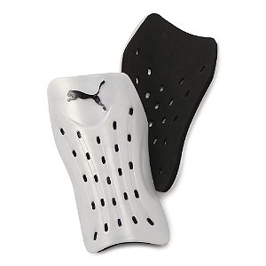 Caneleira Puma Ventilation Shinguard Branco Preto