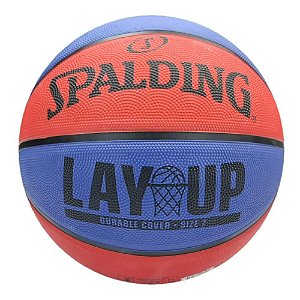 Bola de Basquete Spalding Lay Up - Azul/Vermelho - Tam 7