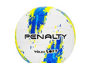 Bola Penalty Volei Soft XXIII Branco Azul Amarelo