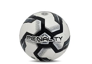 Bola Penalty Futsal Storm XXIII Branco Preto Prata