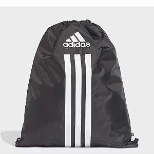 Mochila Gym Sack Adidas Preto Branco