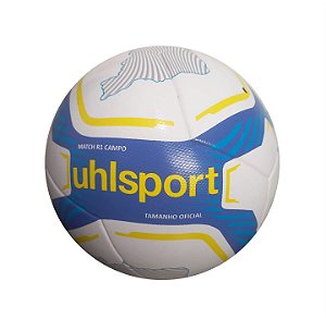 Bola Uhlsport Campo Match R1 Brasileirão 2024 Branco Azul