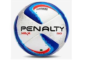 Bola Penalty Futsal Max 50 Ultra Fusion XXIV Branco Azul