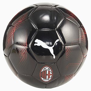 Bola Puma Campo Ftblcore AC Milan Preto Vermelho