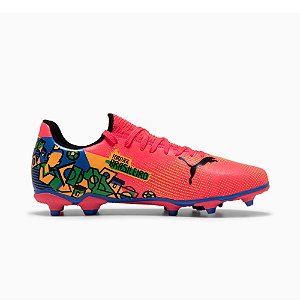 Chuteira Puma Campo  Future 7 Play Neymar Jr  FG/AG BDP Rosa