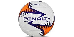 Bola Penalty Campo Lider XXIV Branco Laranja Roxo