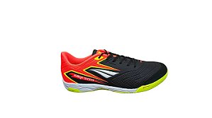 Chuteira Penalty Futsal Max 300 Y Preto Vermelho