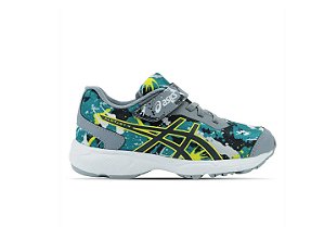 Tênis Asics Fantasy 4 Infantil Cinza Verde